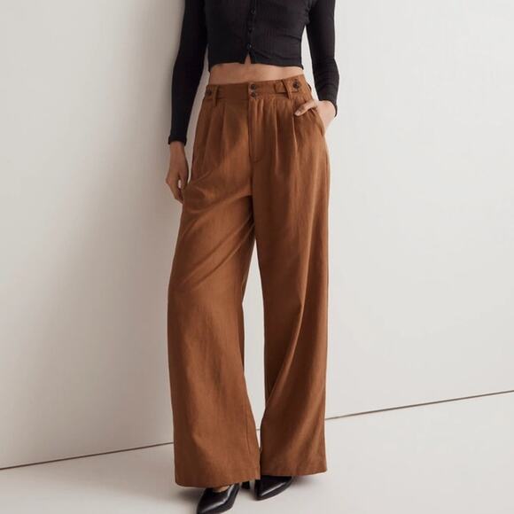 Madewell Pants - Madewell The Petite Harlow Wide Pants Size P4